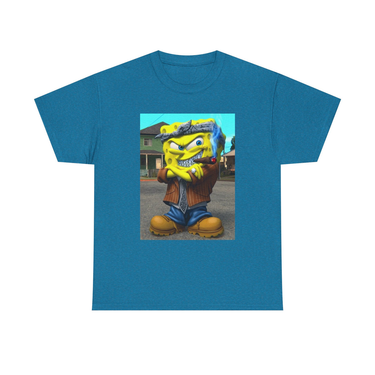 G'd Up SpongeBob Smoking Cigar Tee