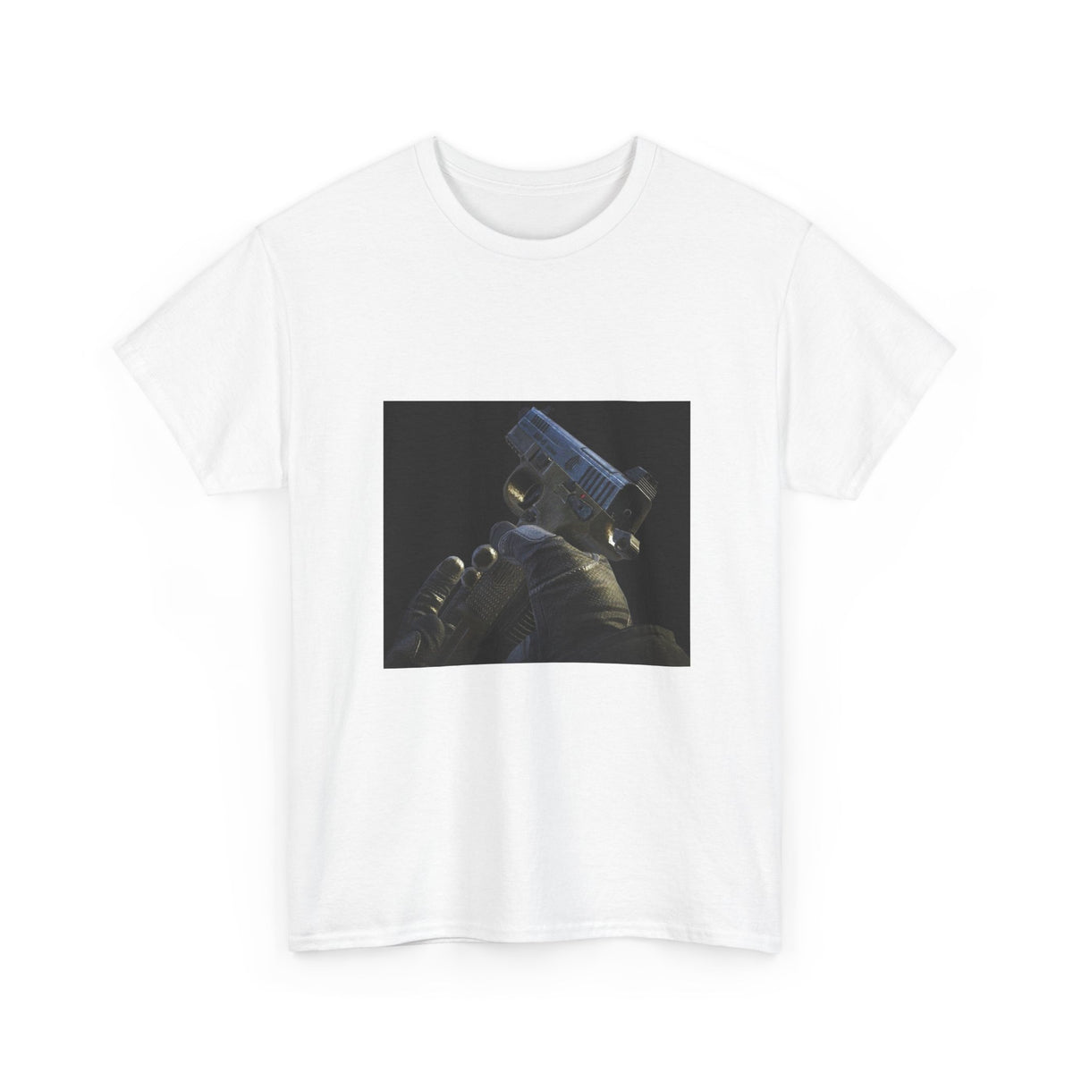 Echoed Green Graphic Tee