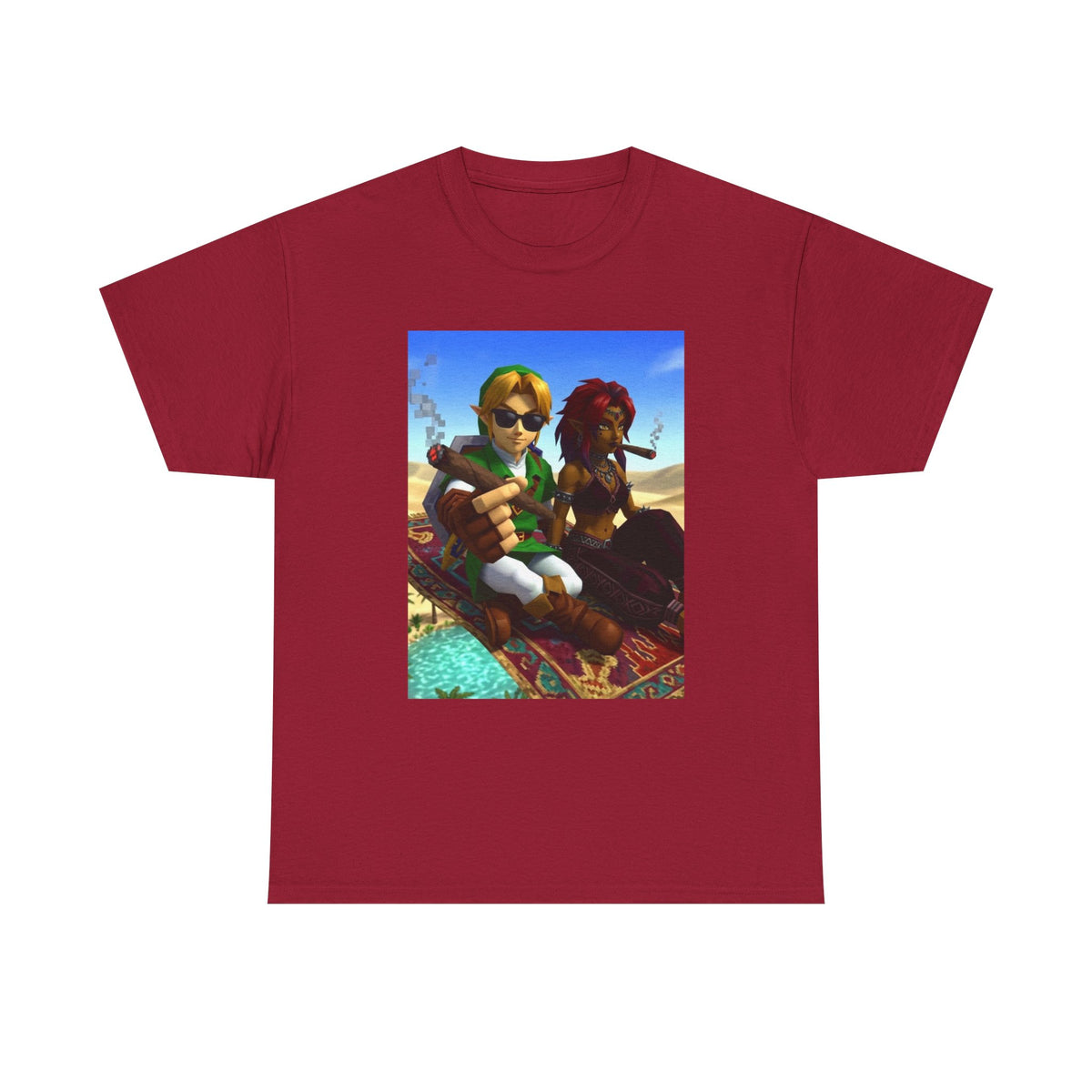 Link and Urbosa Hotbox Magic Carpet Tee