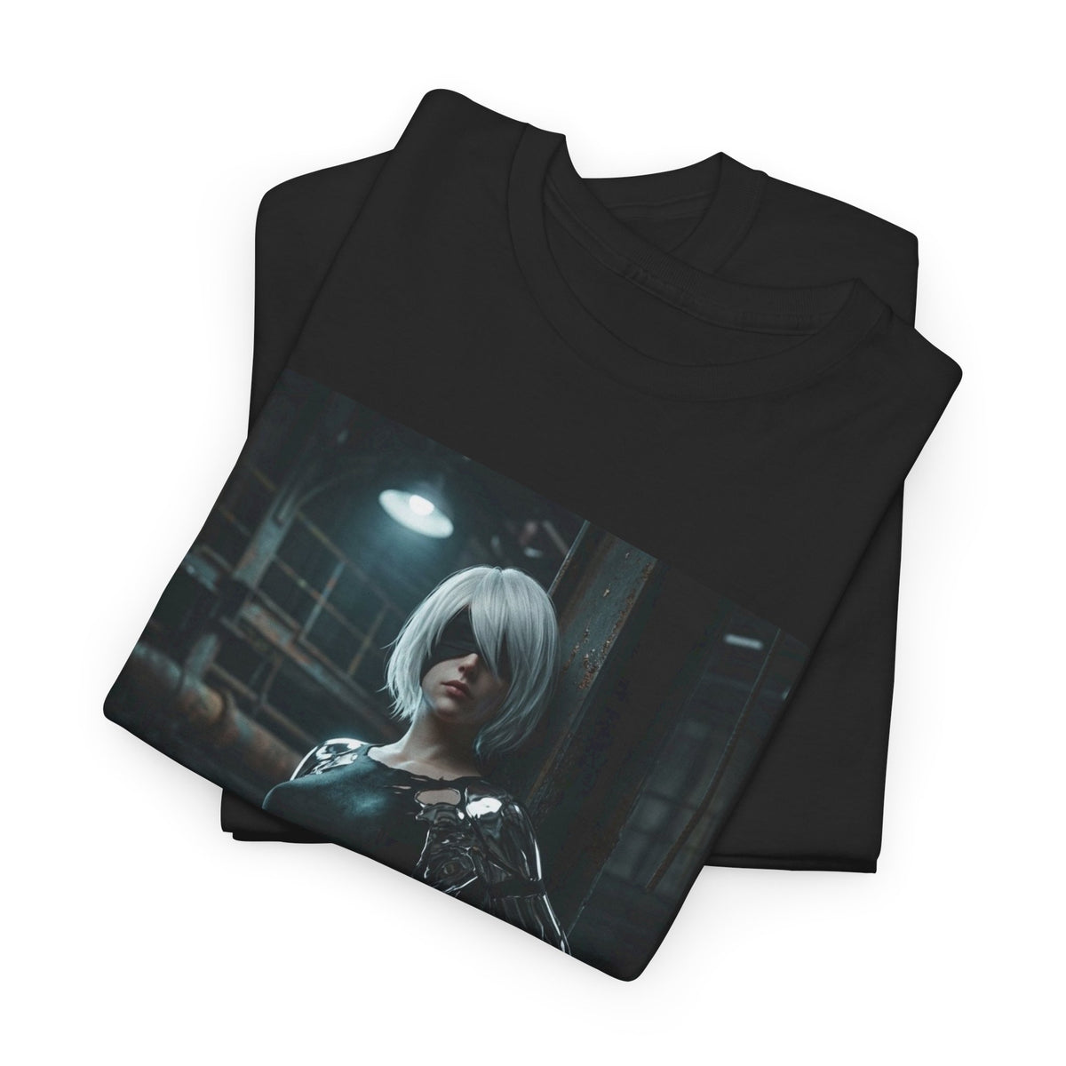 Android In Melted Chrome Cyberpunk Tee