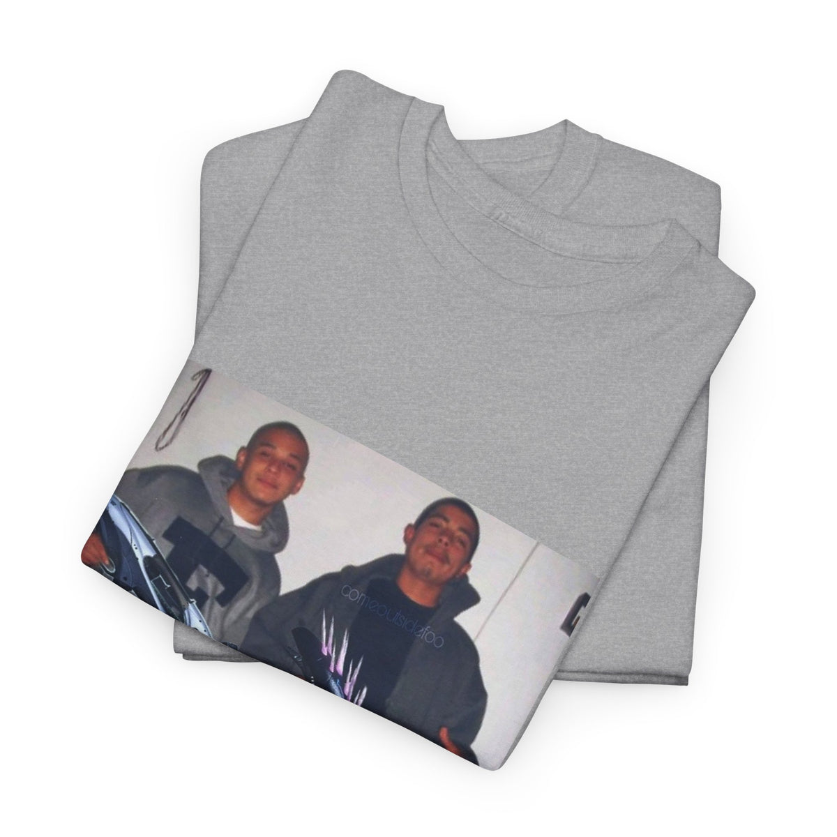 Midnight Leaf Pulse Graphic Tee