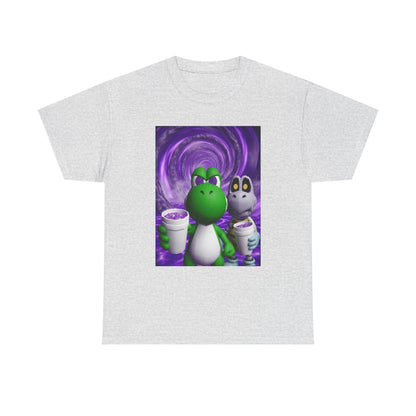 Yoshi And Dry Bones Sippin' Purple