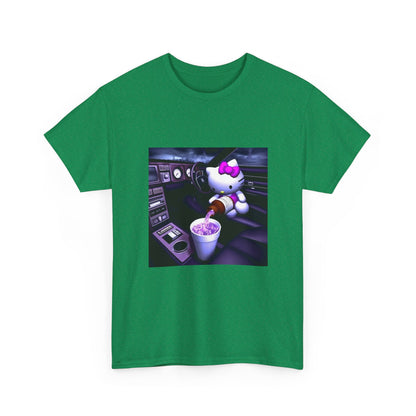 Hello Kitty Pours Lean In Car Tee