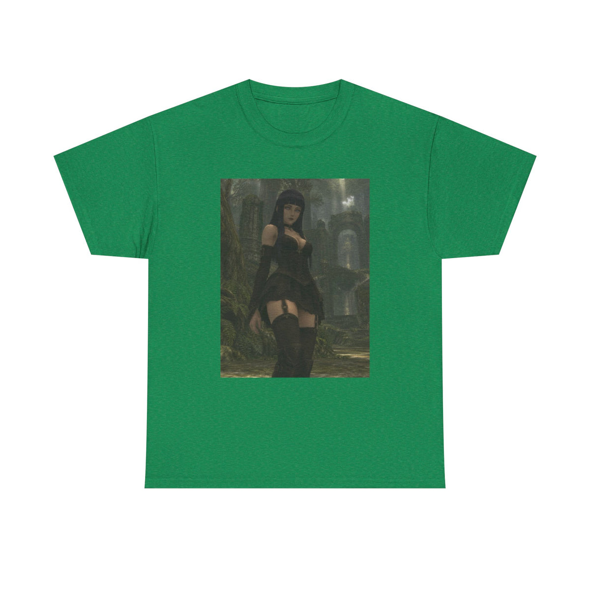 Gothic Byakugan Hinata In Ruined Forest