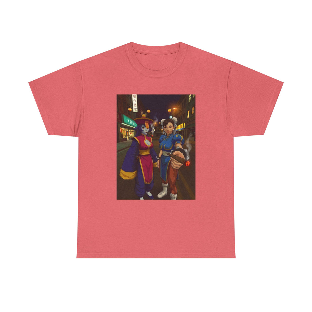 Hsien-Ko And Chun-Li Sharing Blunts Tee