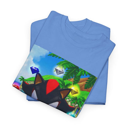 Shadow The Hedgehog Flipping The Bird Tee