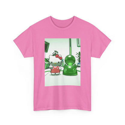 Hello Kitty And Blob Giving The Finger Tee