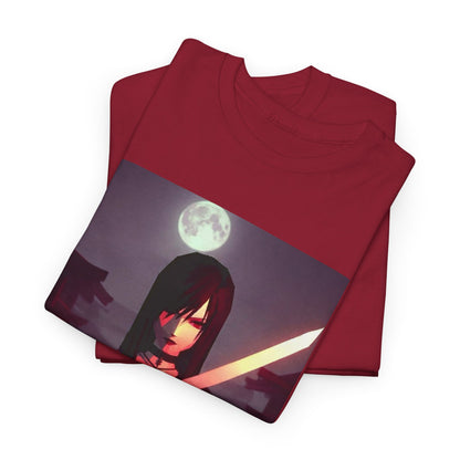 Samurai Warrior With Glowing Katana Tee