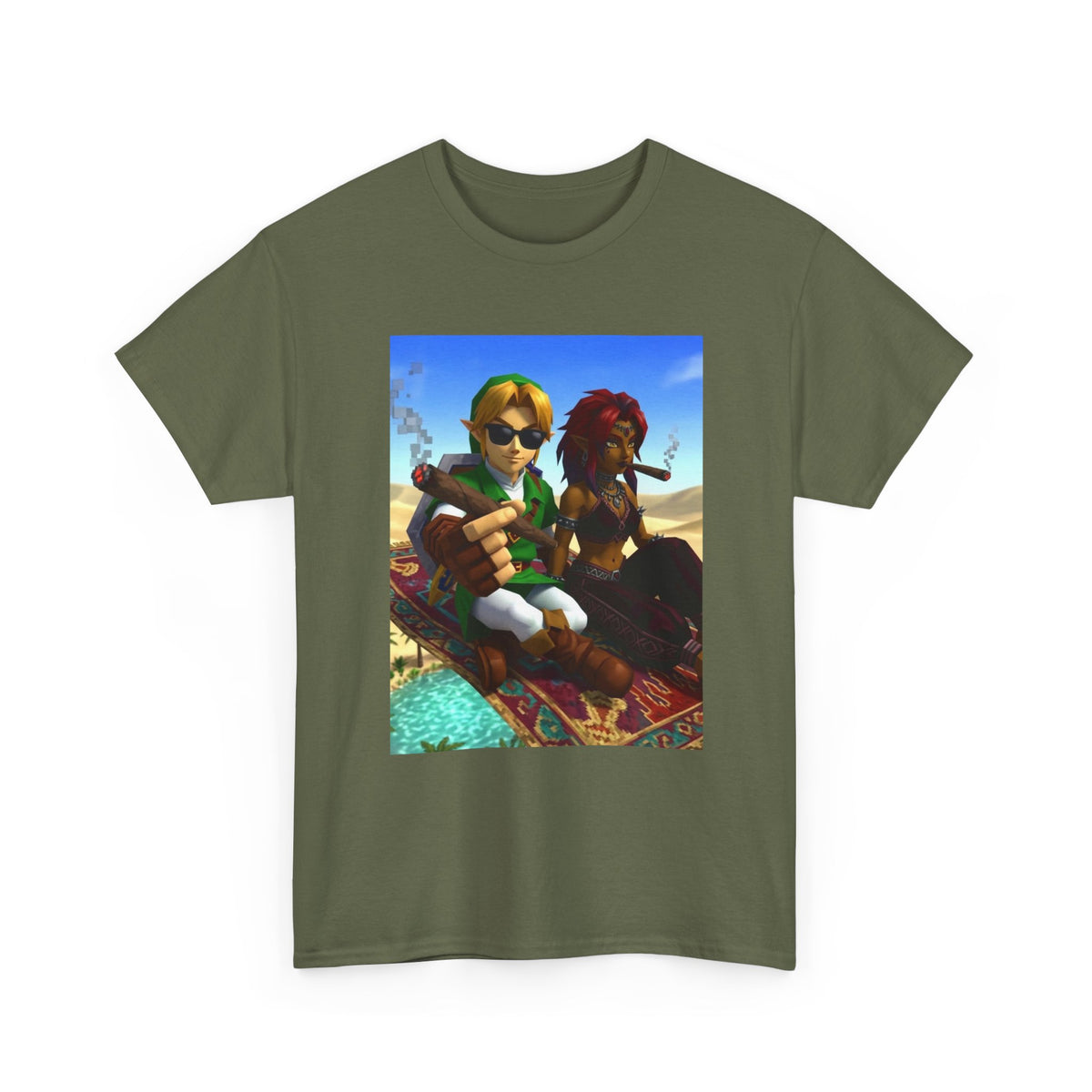 Link and Urbosa Hotbox Magic Carpet Tee