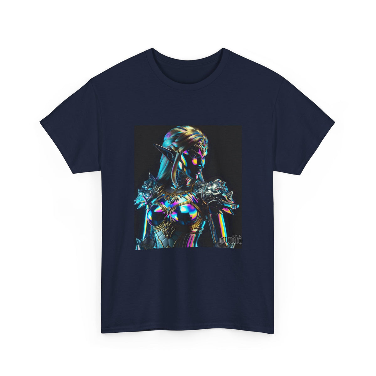 Holographic Elf Princess Chrome Armor Tee
