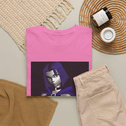Pixelated Raven Standing Arms Crossed Tee