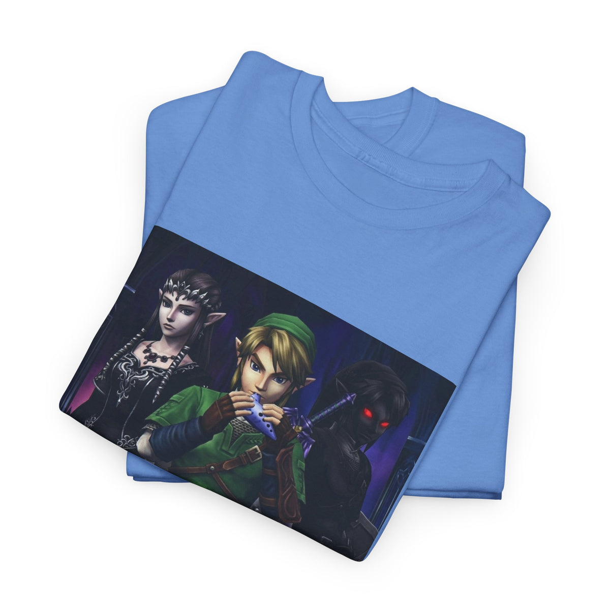 Link Playing Ocarina With Dark Companions Tee