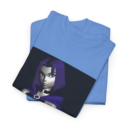 Pixelated Raven Standing Arms Crossed Tee