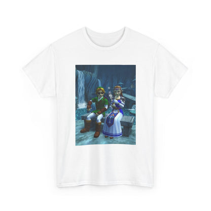 Link And Zelda Chilling With A Bong Tee