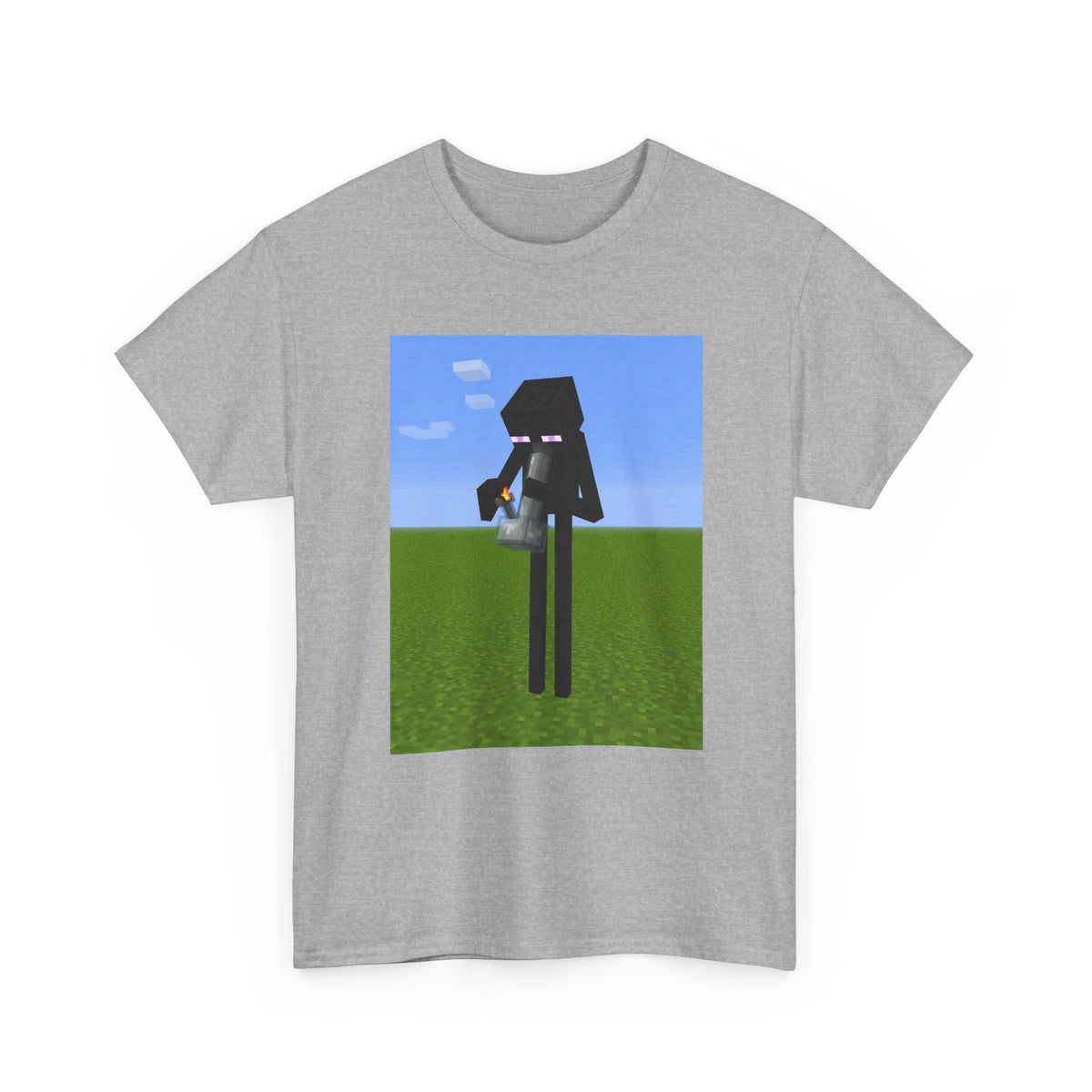 Enderman Lighting Up A Bong Tee