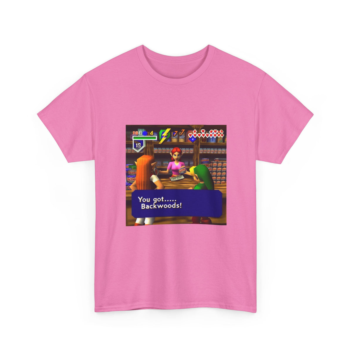 Link Buying Backwoods In Hyrule Shop Tee