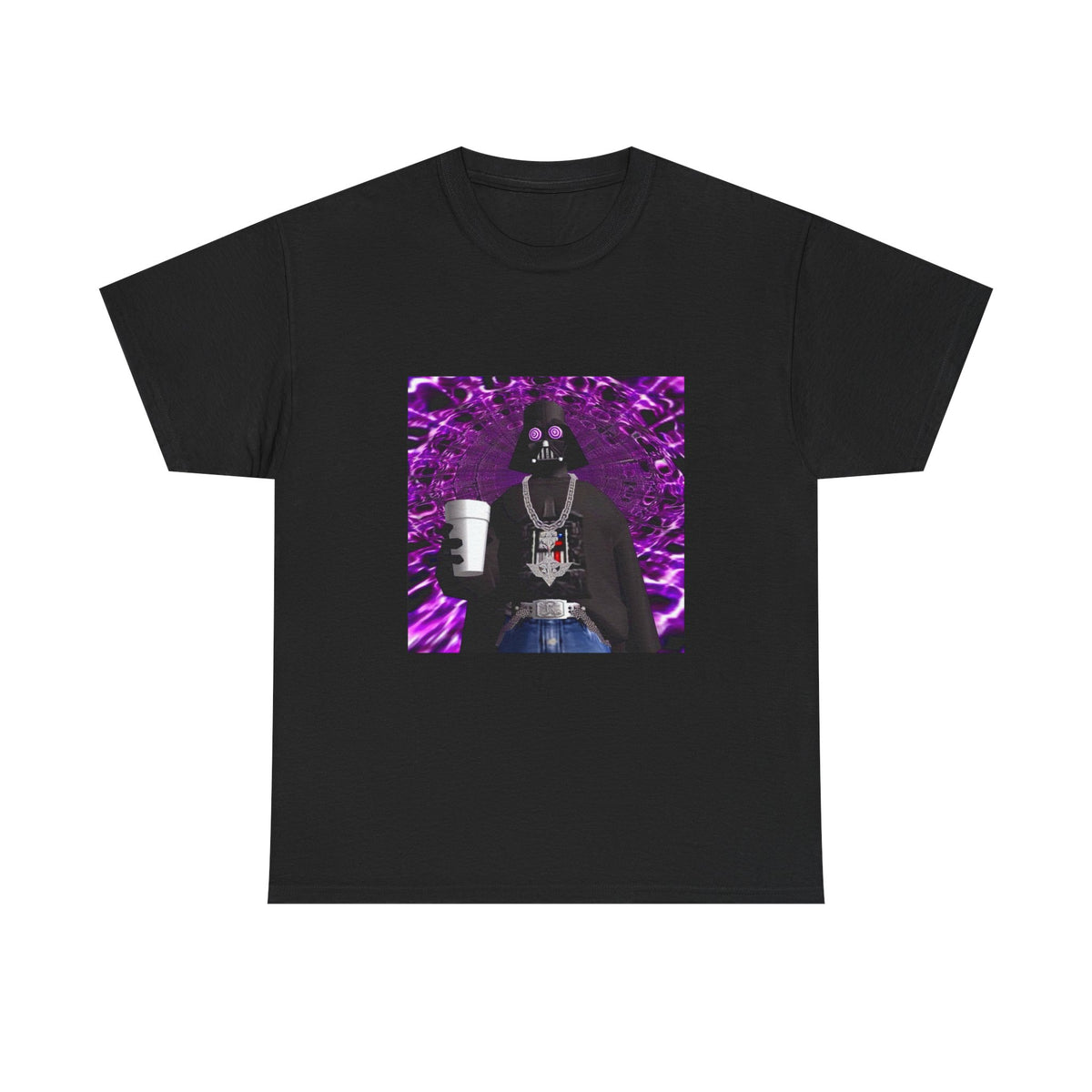 Stoner Vader Sipping Purple Drink Tee