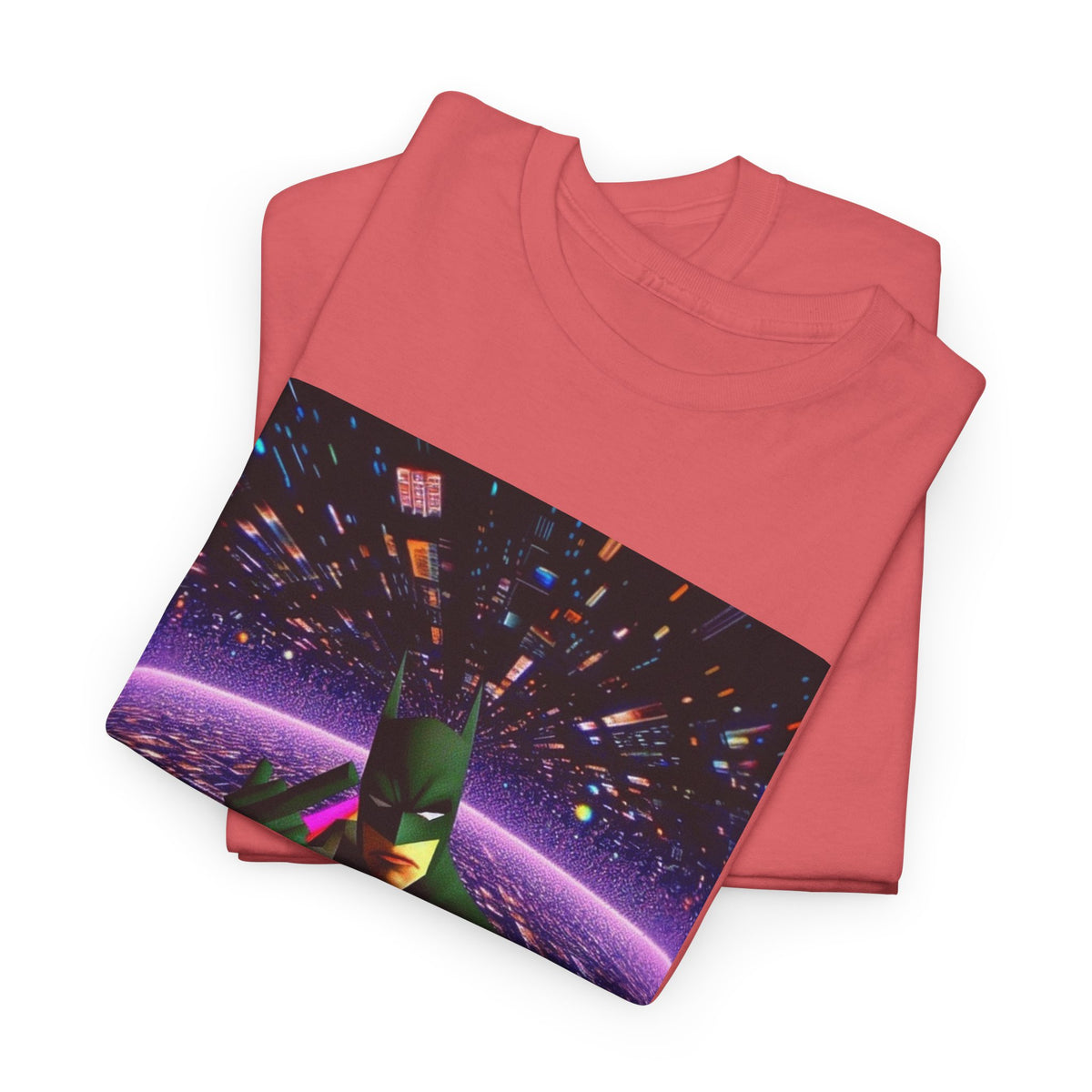 Batman Flips Off Reality On Psychedelic Tee