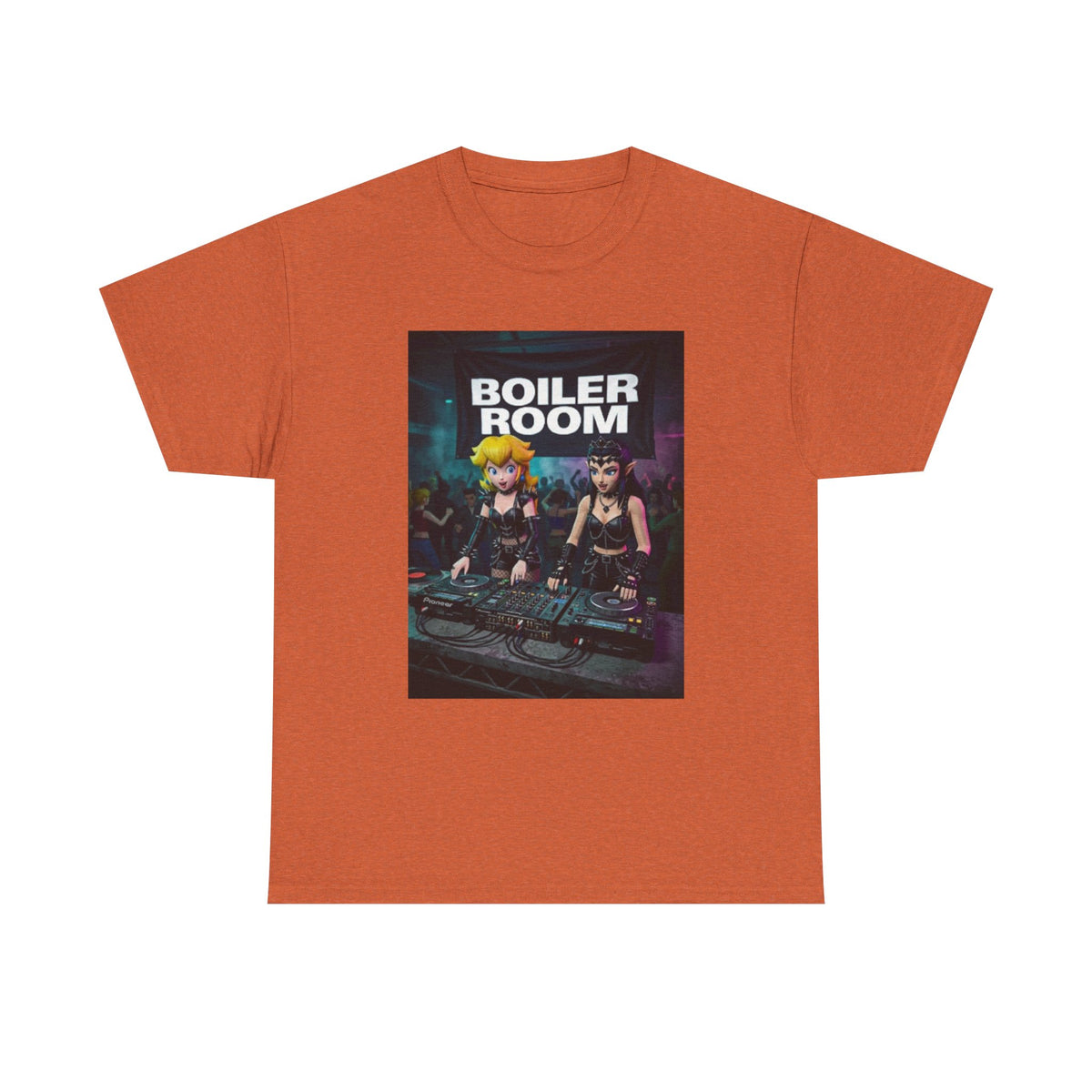 Princess Peach and Dark Peach DJing Tee
