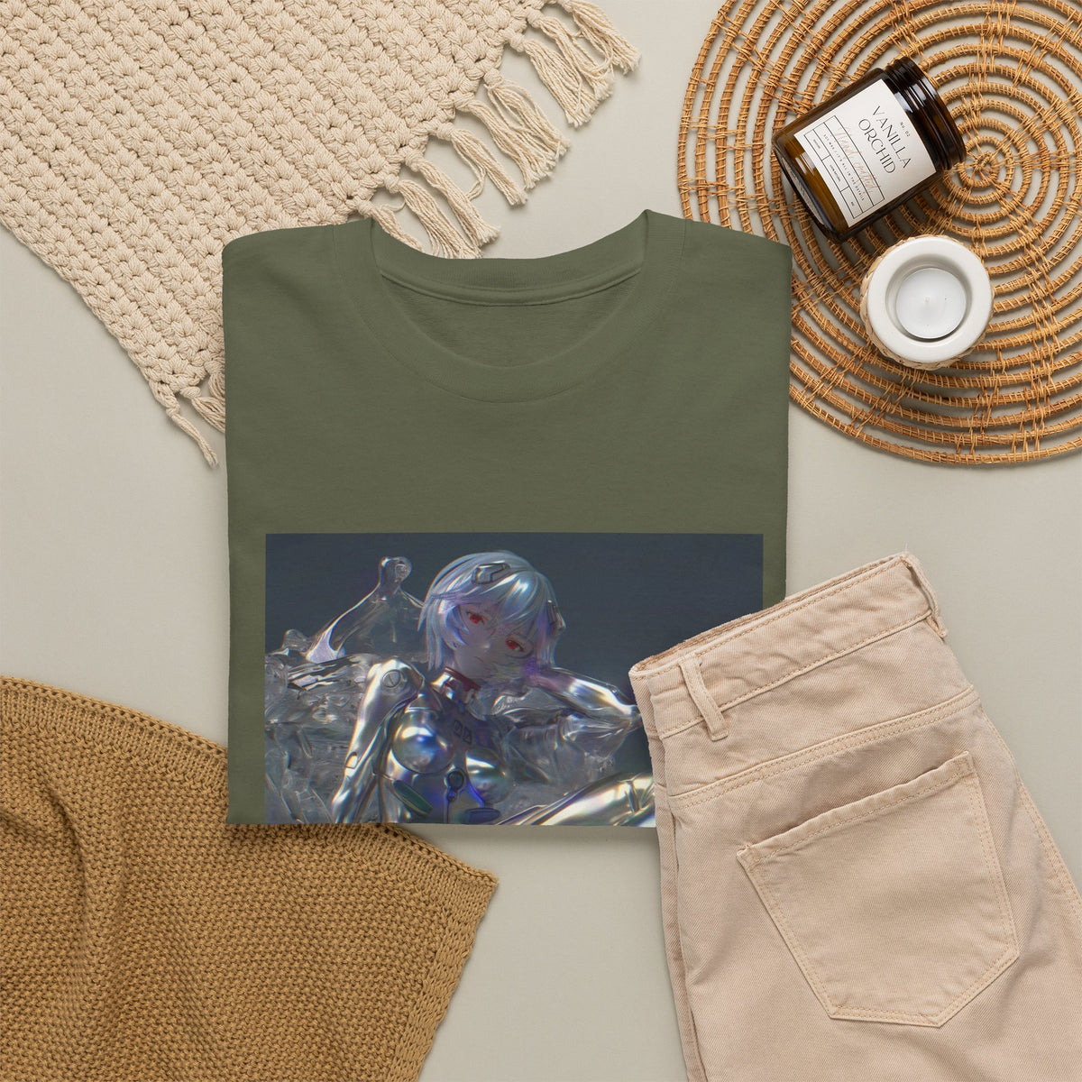 Liquid Chrome Flowing Tee