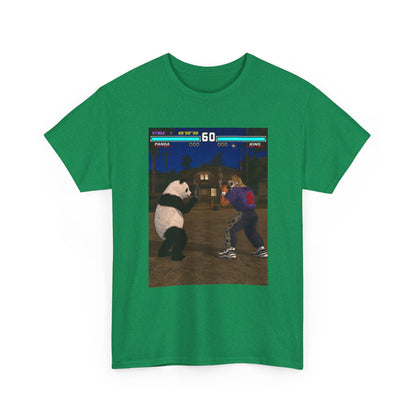 Panda And King Smoking Cigars Street Fight Tee