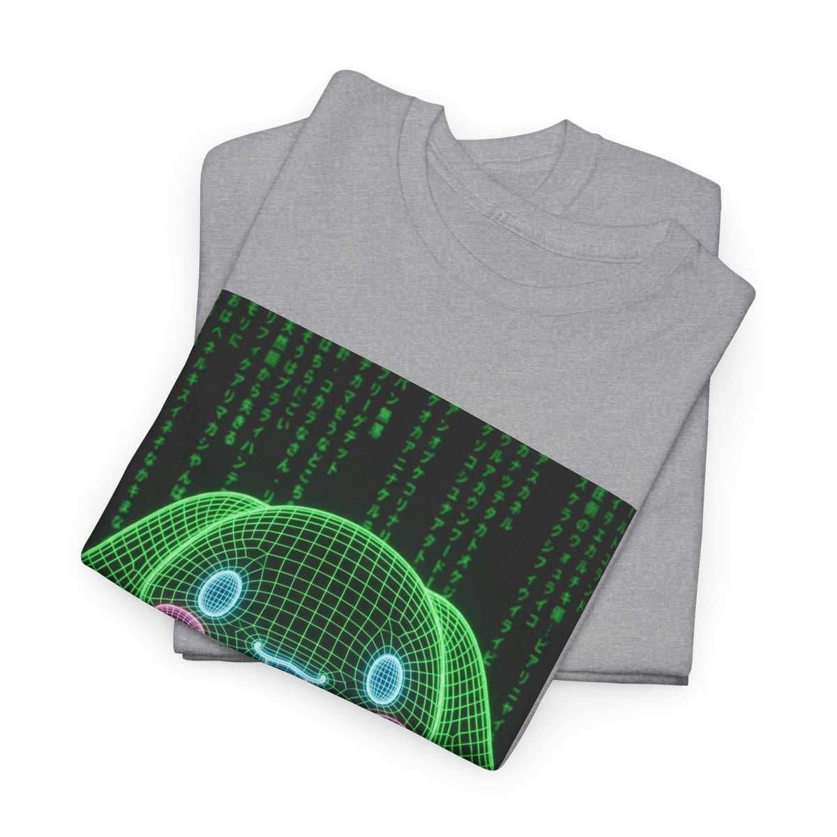 Wireframe Bunny Flips The Bird Tee