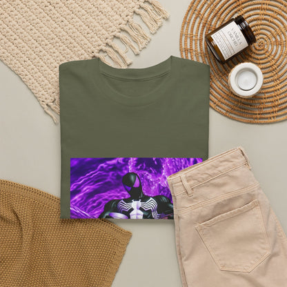 Symbiote Spider-Man Chilling with Lean Tee