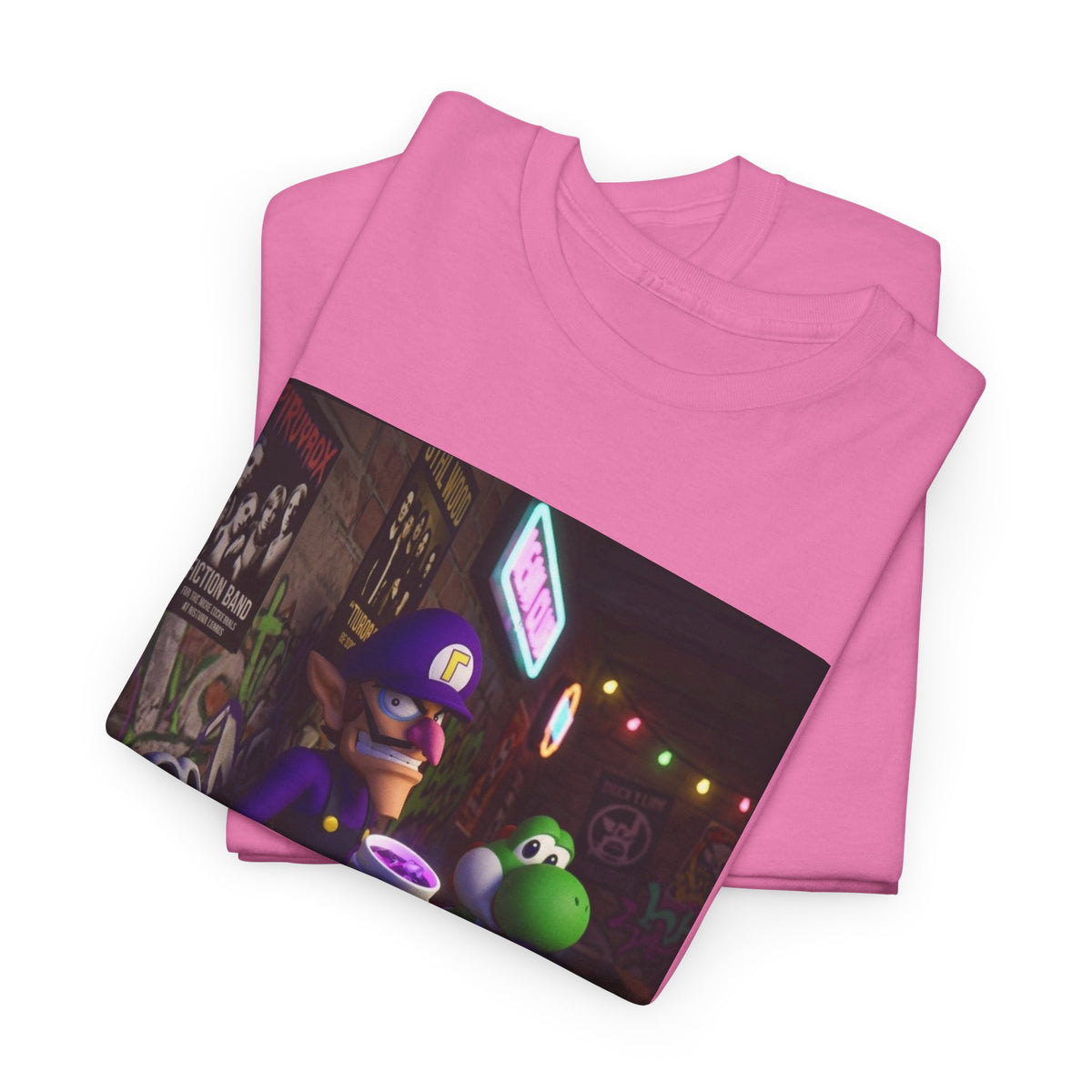 Waluigi, Yoshi, And Dry Bones Leanin' Chill Tee