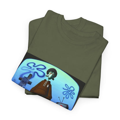 Drip Squidward Chilling In His Pad Tee
