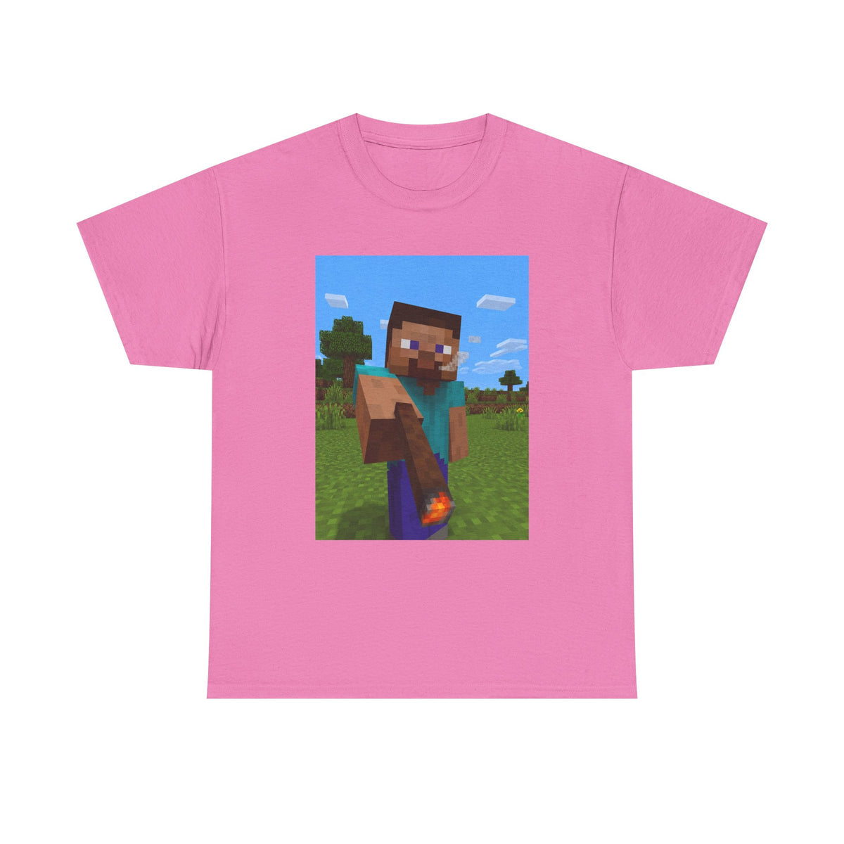 Steve Offering A Lit Blunt Tee