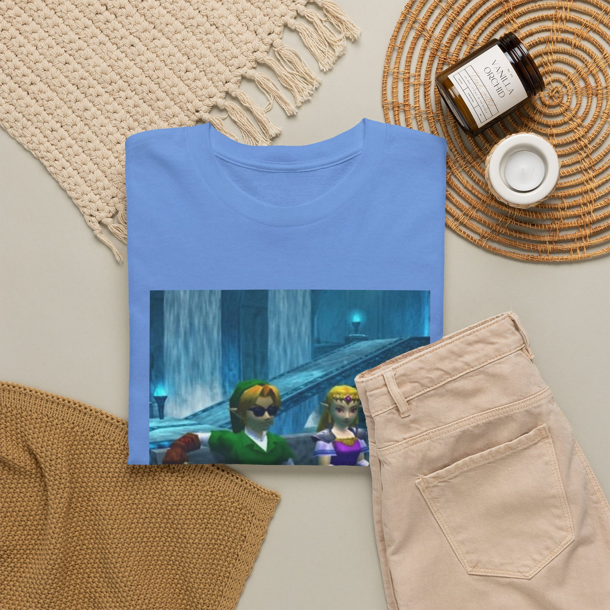 Link And Zelda Chilling In Zora's Domain