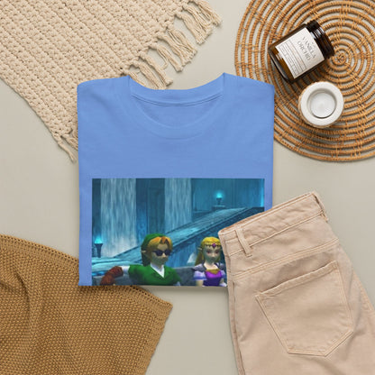 Link And Zelda Chilling In Zora's Domain