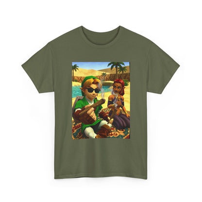 Link And Gerudo Smoking Blunts In Desert