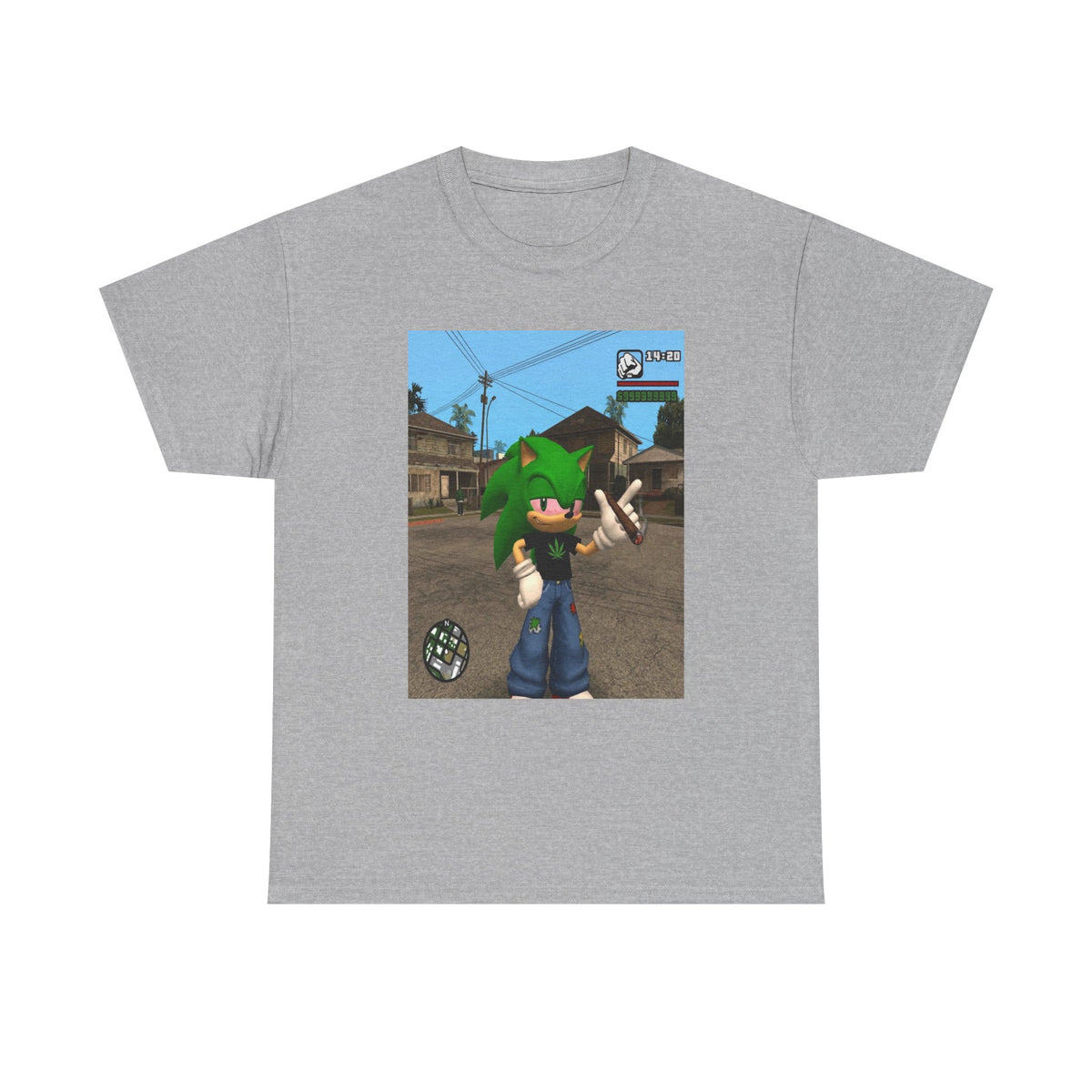 Green Hedgehog Smoking Blunt In San Andreas