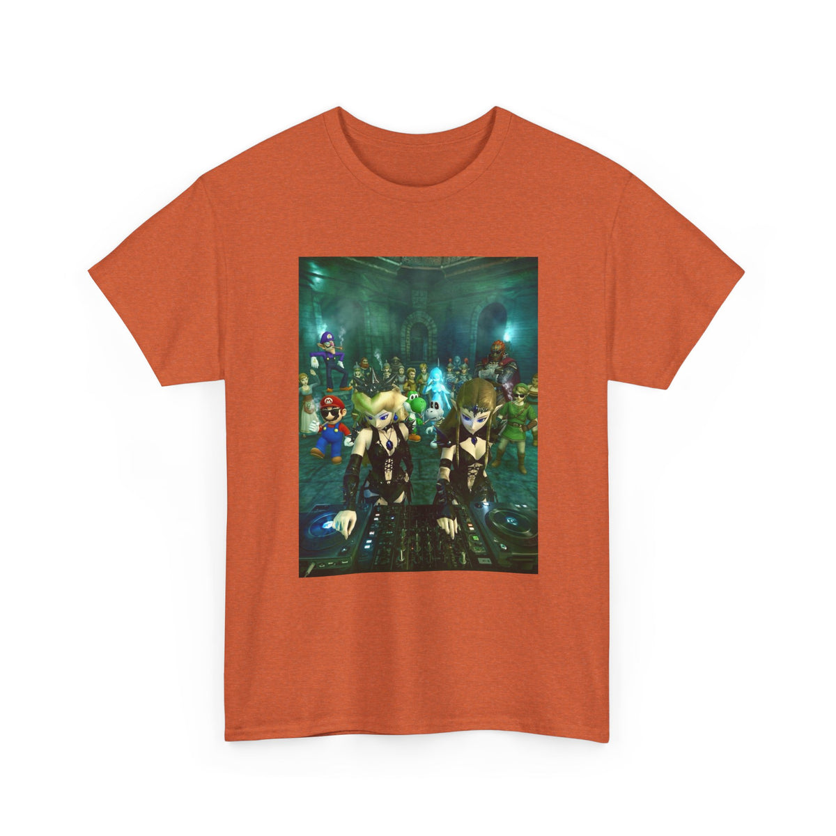Dark Zelda DJs Gaming Party Tee