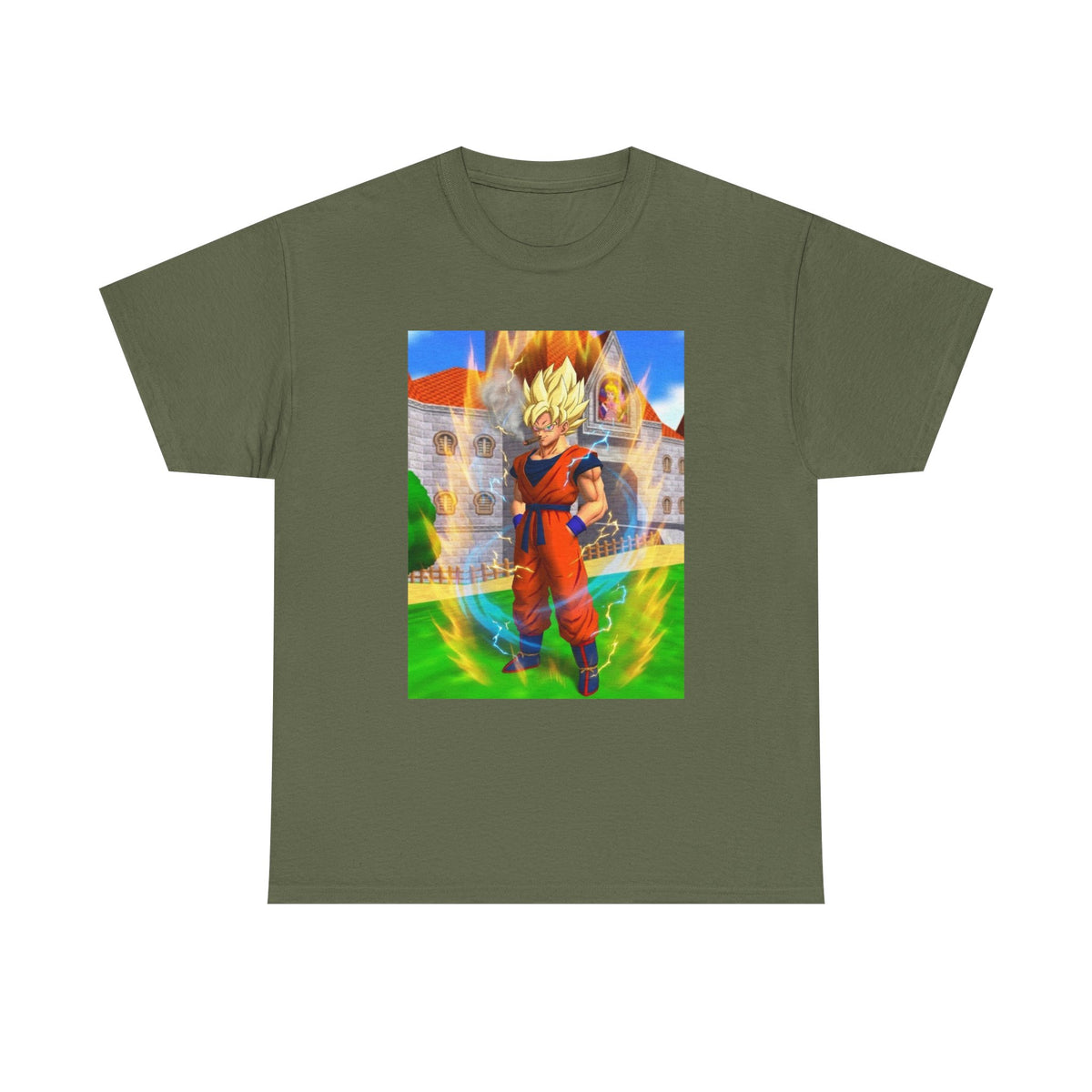 Super Saiyan Smoking A Blunt Tee