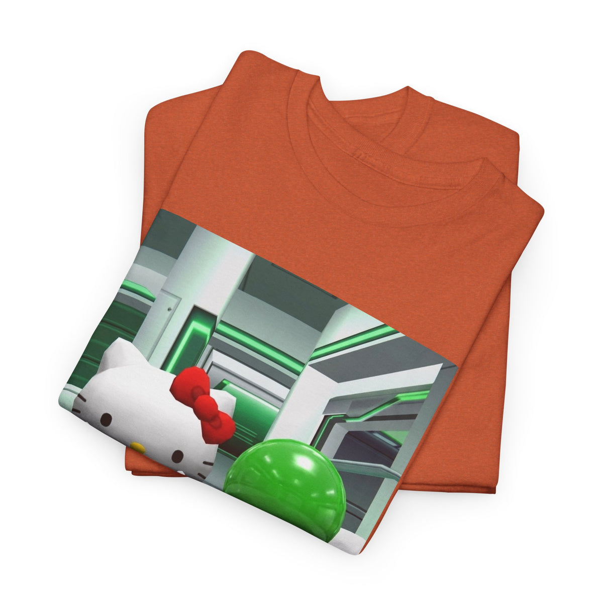 Kitty And Slime Flipping The Bird Tee