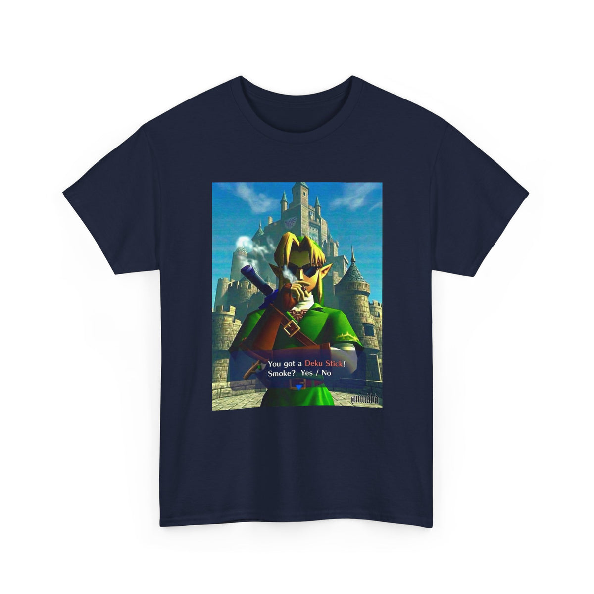 Link Smoking Deku Stick In Hyrule