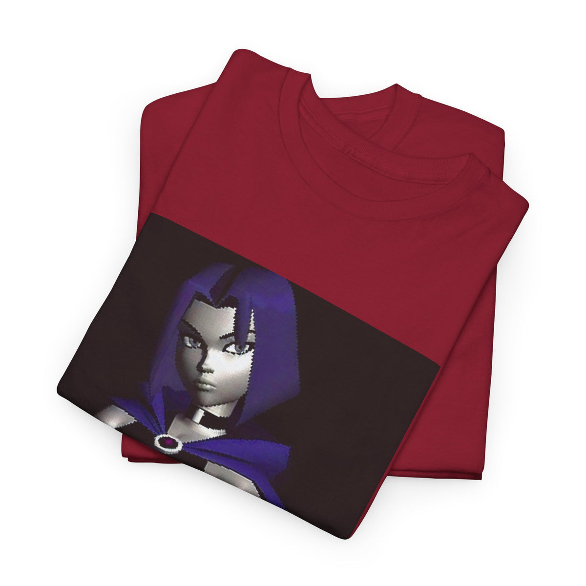 Pixelated Raven Standing Arms Crossed Tee