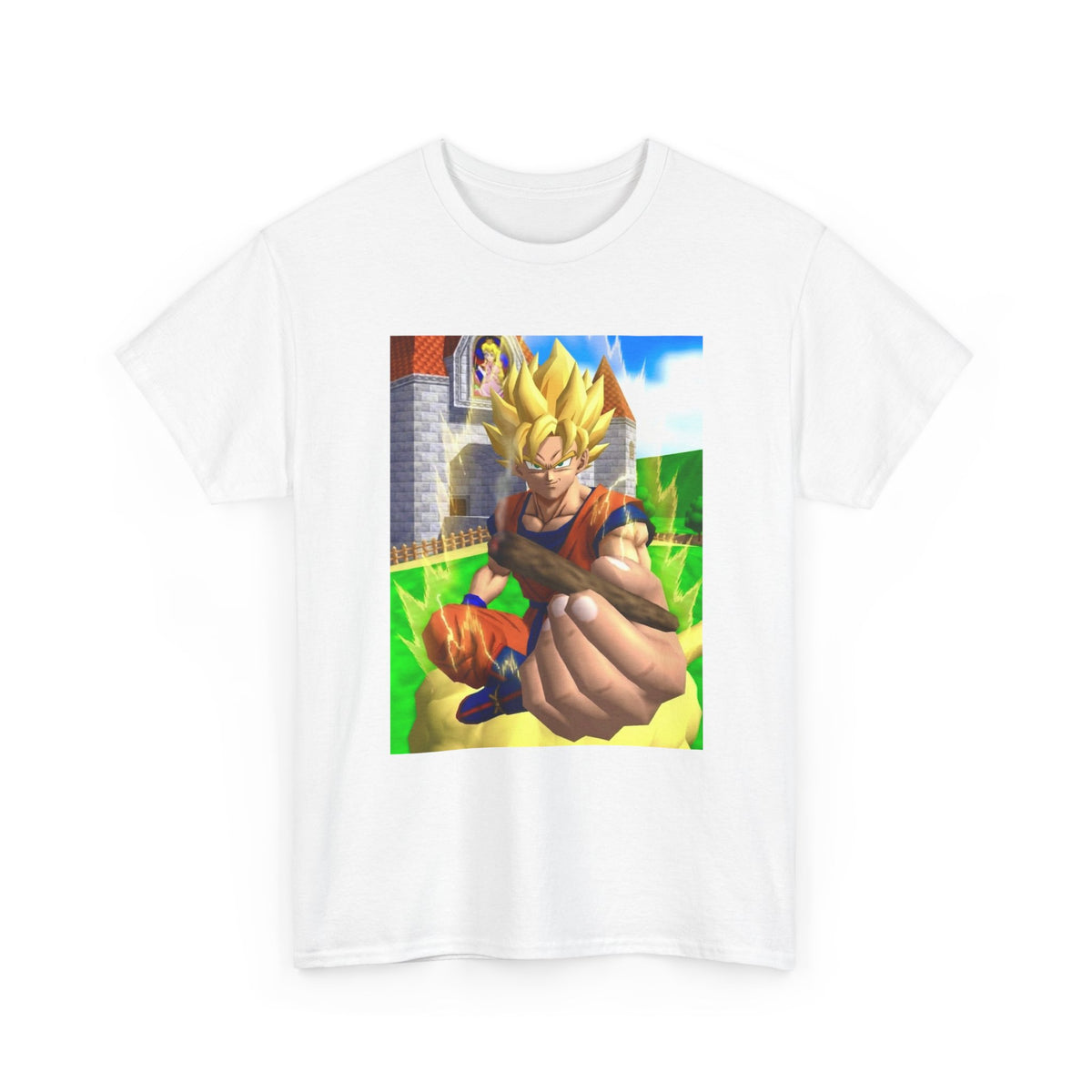 Super Saiyan Goku Holding A Blunt Tee