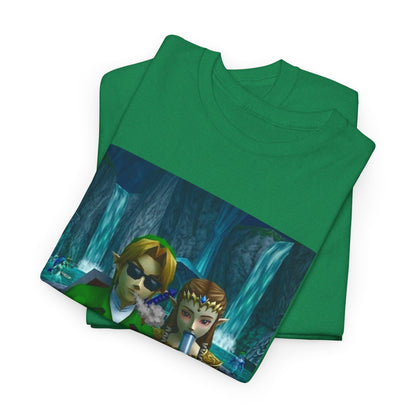Link And Zelda Sharing A Smoke Tee