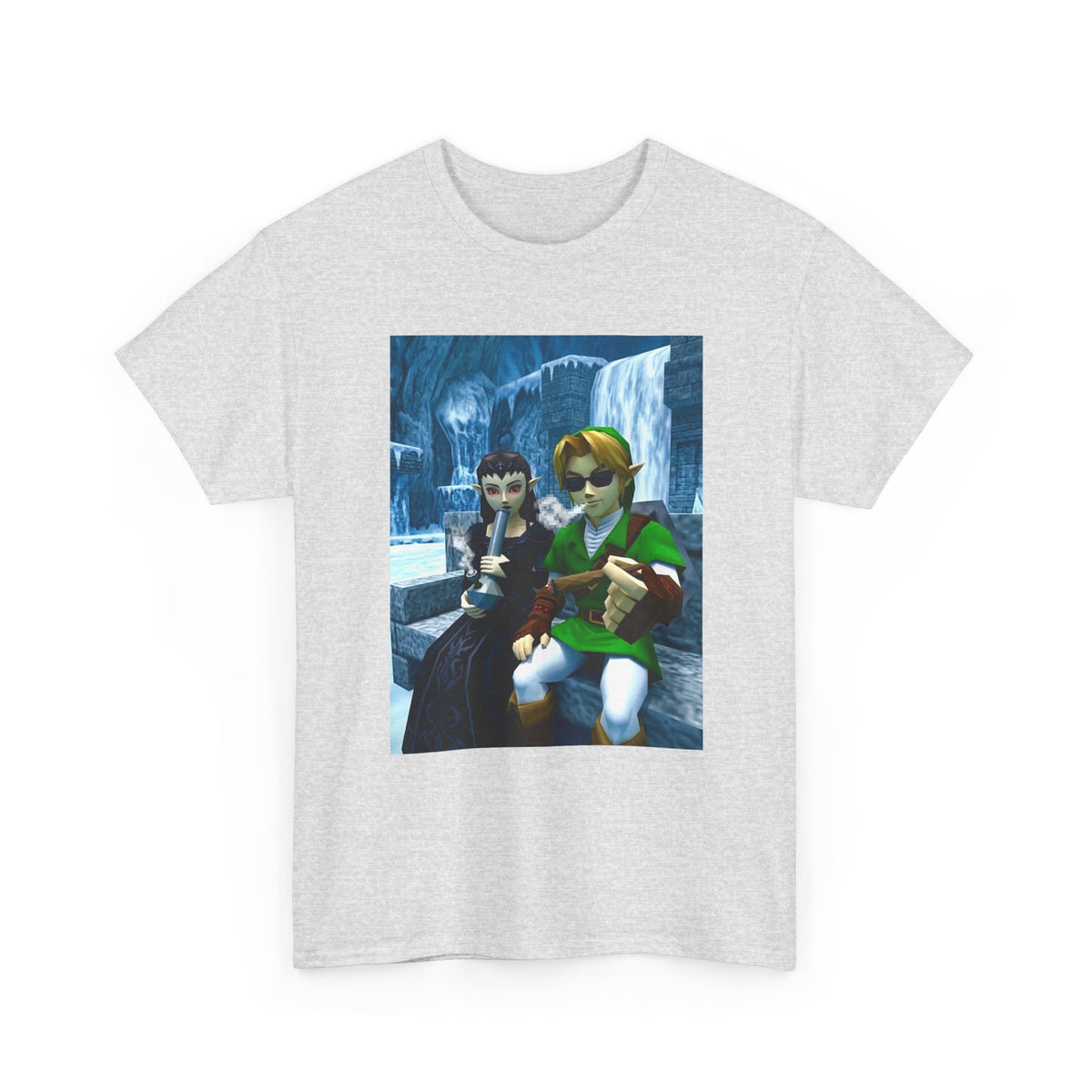 Chillin' Elf Duo Hitting Blunts In The Snow