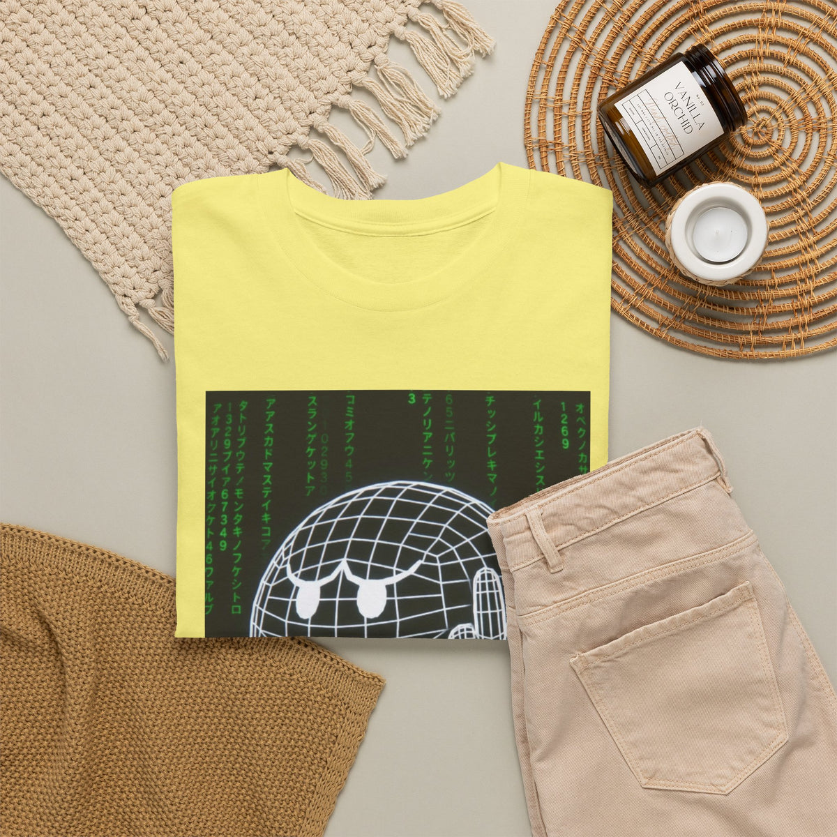 Wireframe Boo Giving The Finger Tee