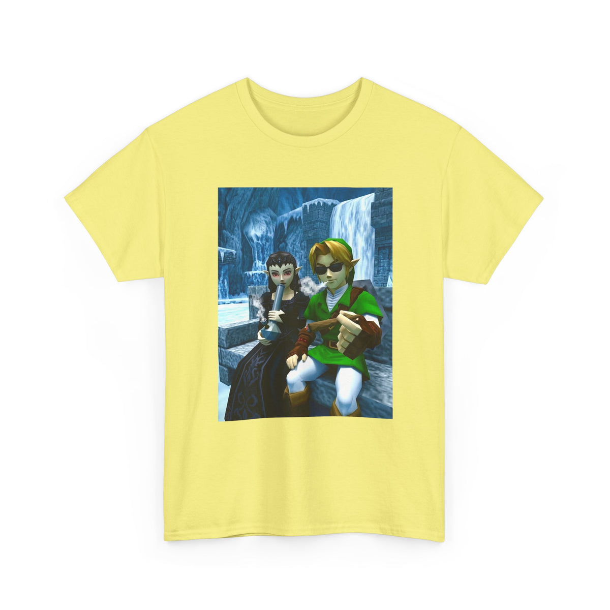 Chillin' Elf Duo Hitting Blunts In The Snow