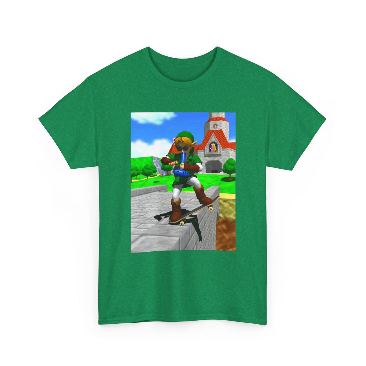 Stoner Link On Skateboard With Ocarina Bong