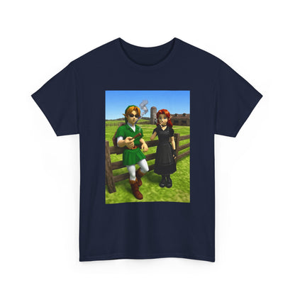 Link And Malon Smoking On The Farm Tee