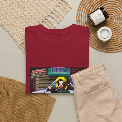 Link Smoking And Flipping The Bird Tee