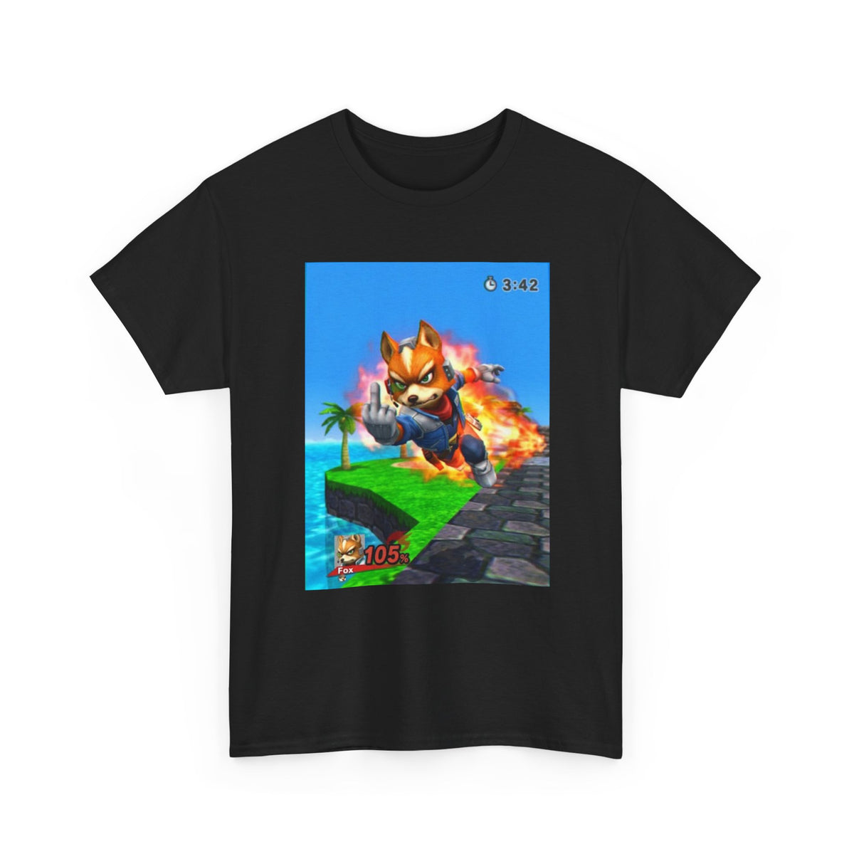 Fox McCloud Flipping The Bird Tee