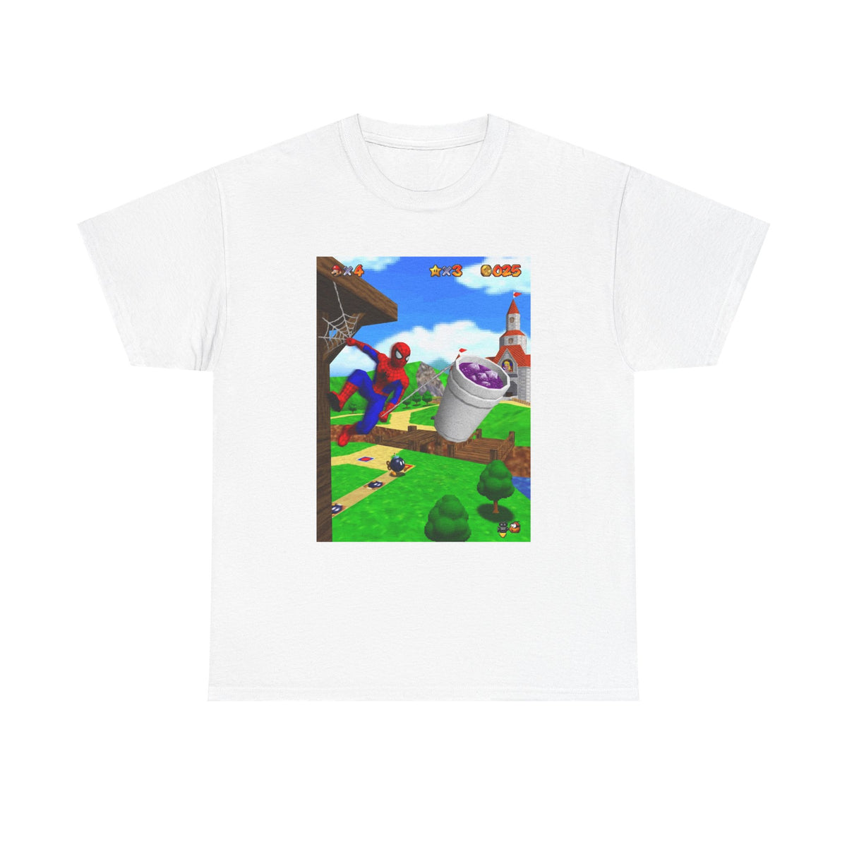Spiderman Swinging With A Lean Cup Tee