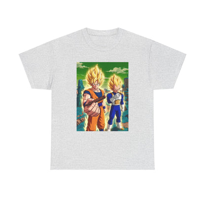 Goku and Vegeta Powering Up With Blunts